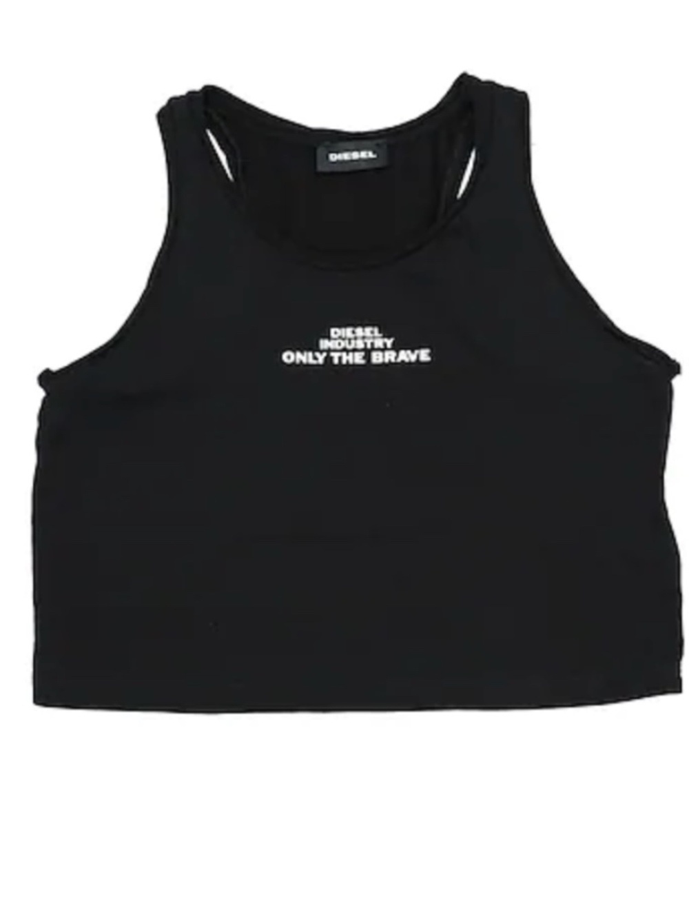 Girls Diesel Black Tee 100% Cotton" Only For The Brave" Sz. 10